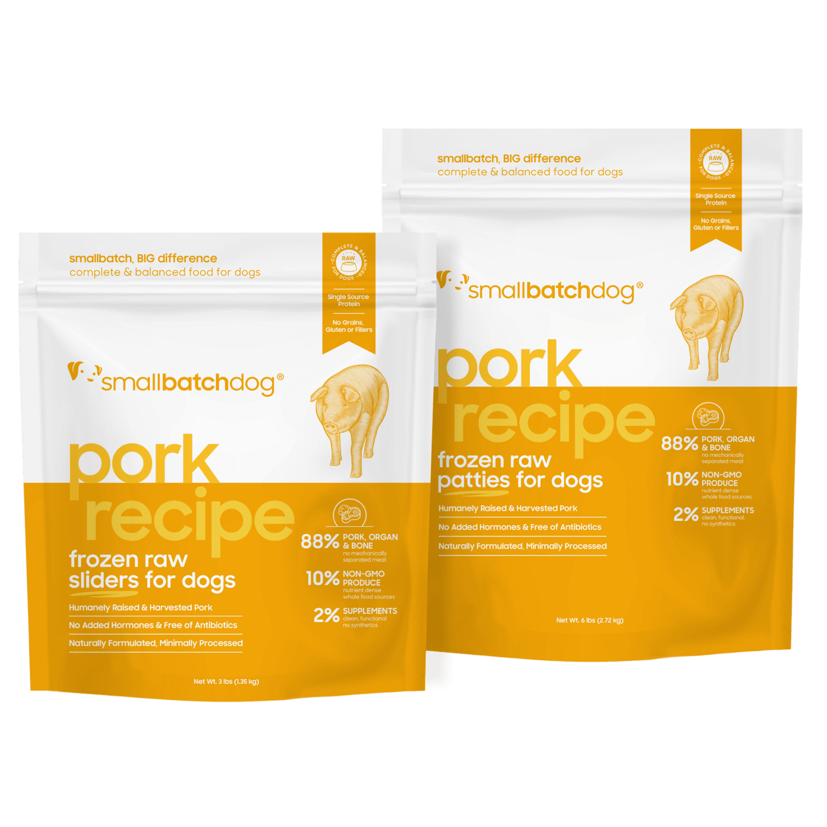 Smallbatch Smallbatch Dog - Frozen Raw Pork Recipe