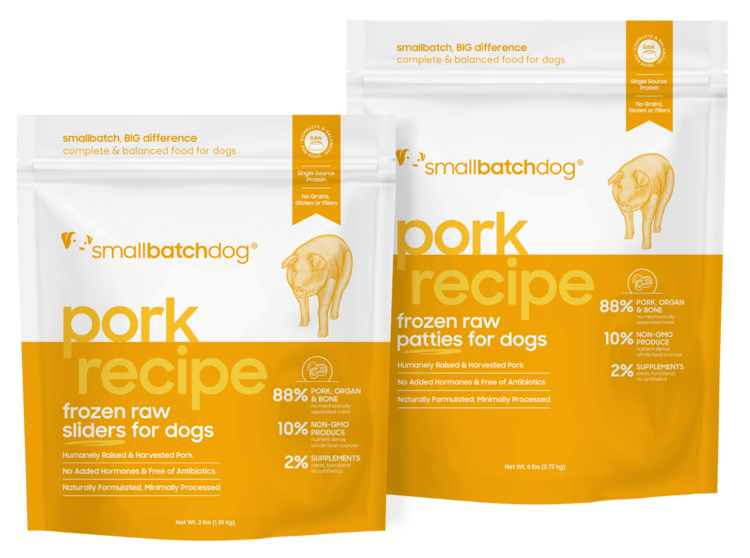 Smallbatch Smallbatch Dog - Frozen Raw Pork Recipe