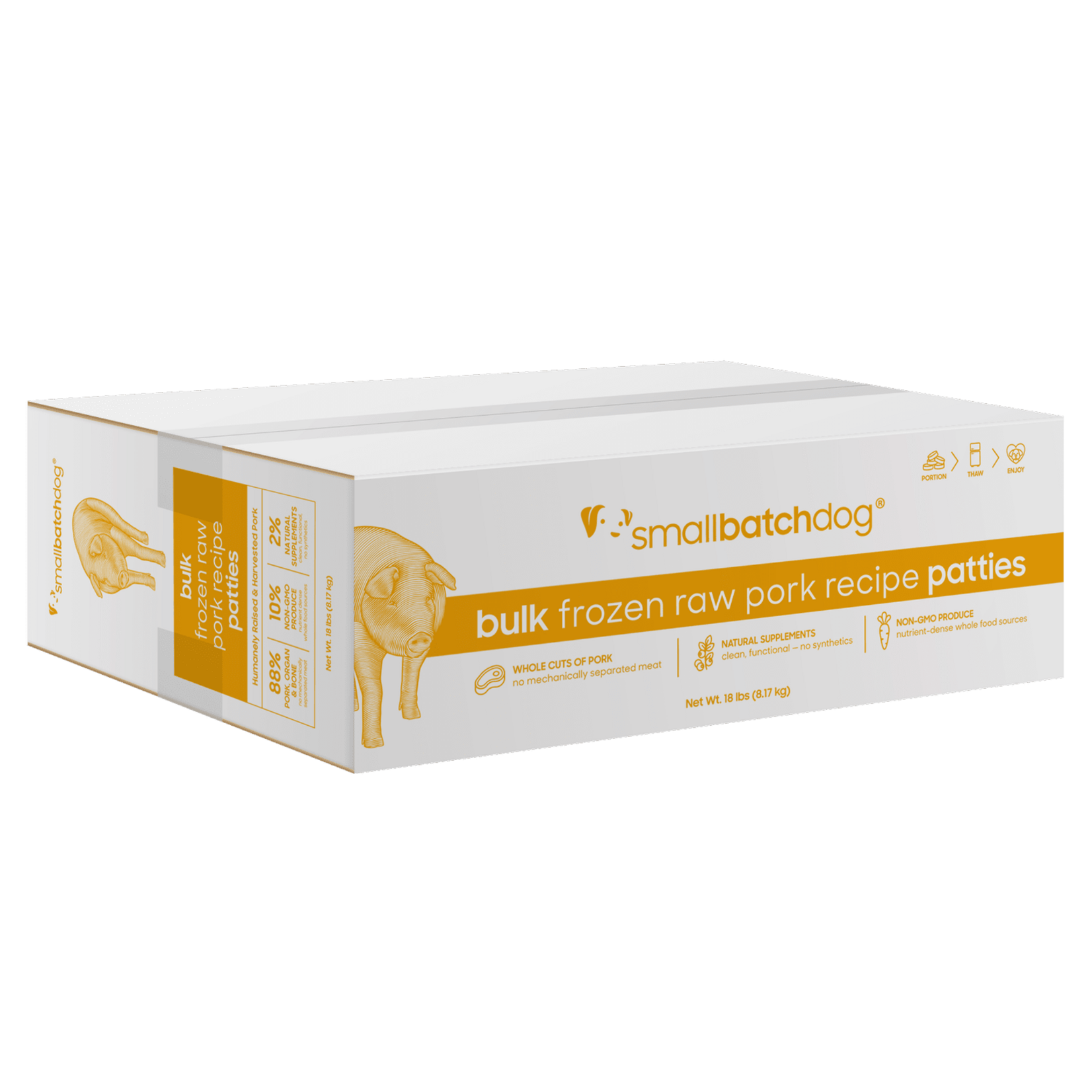 Smallbatch Smallbatch Dog - Frozen Raw Pork Recipe