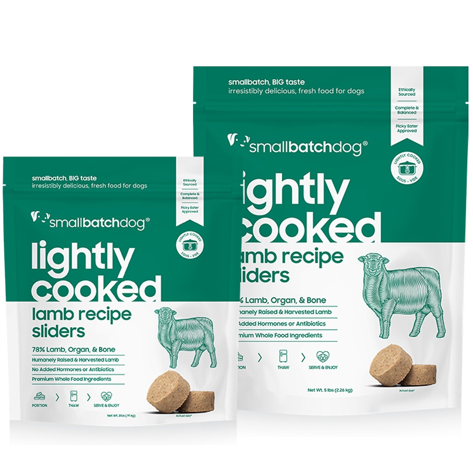 Smallbatch Smallbatch Dog - Lightly Cooked Lamb Batch