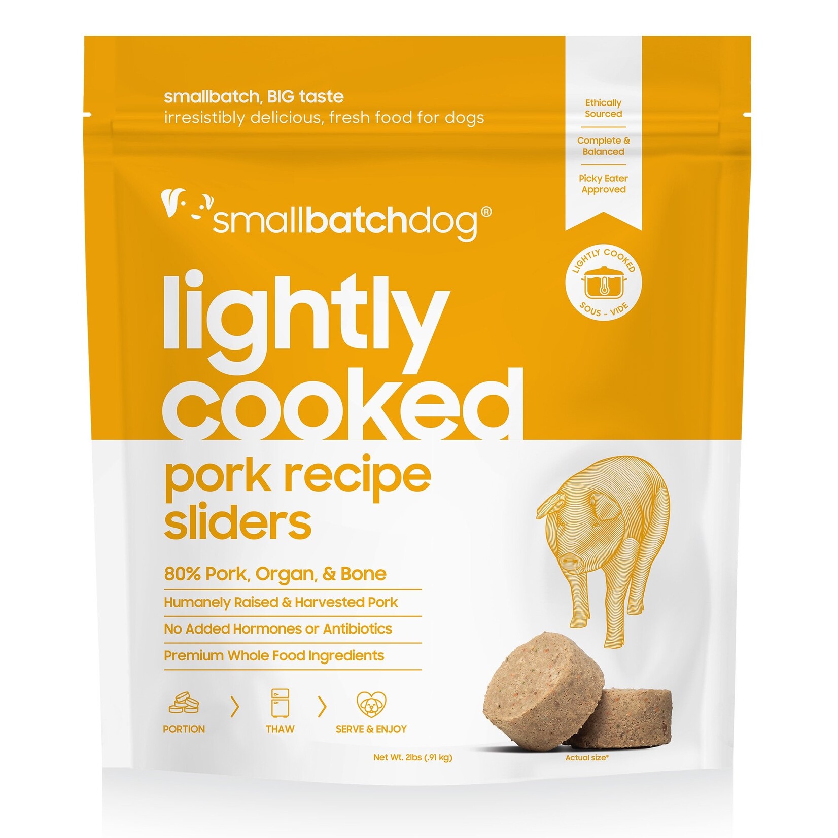 Smallbatch Smallbatch Dog - Lightly Cooked Pork Batch