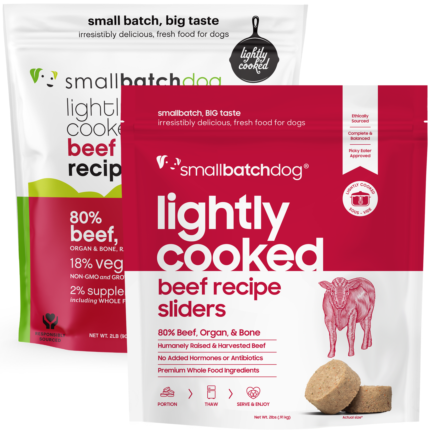 Smallbatch Smallbatch Dog - Lightly Cooked Beef Batch