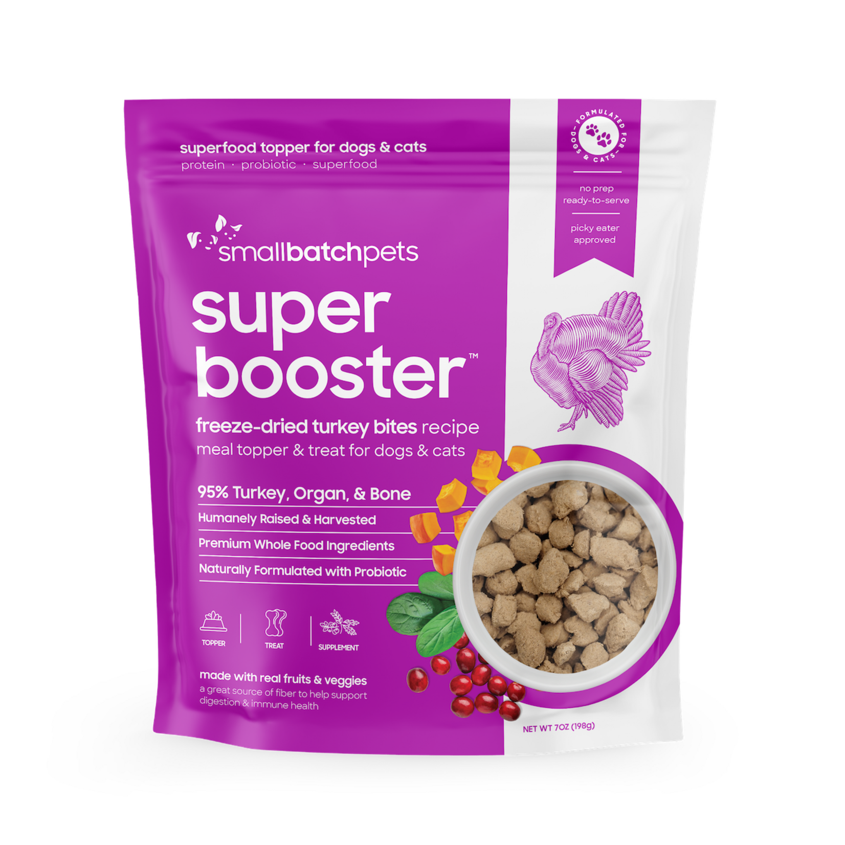 Smallbatch Smallbatch Super Booster - Freeze Dried Turkey Bites