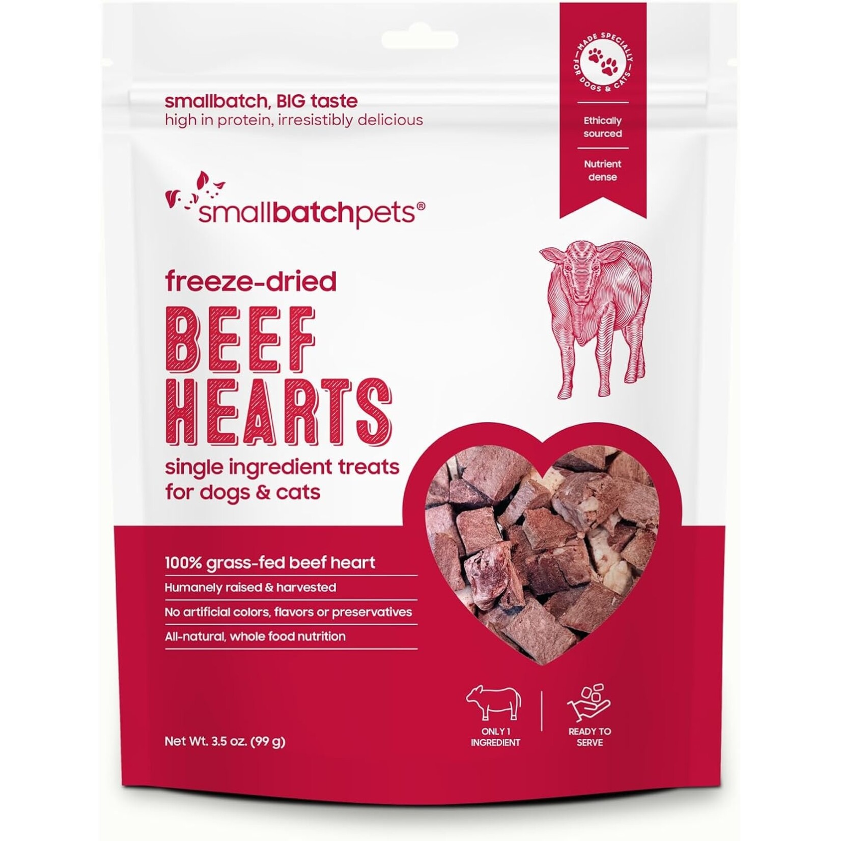 Smallbatch Smallbatch Freeze Dried Beef Hearts