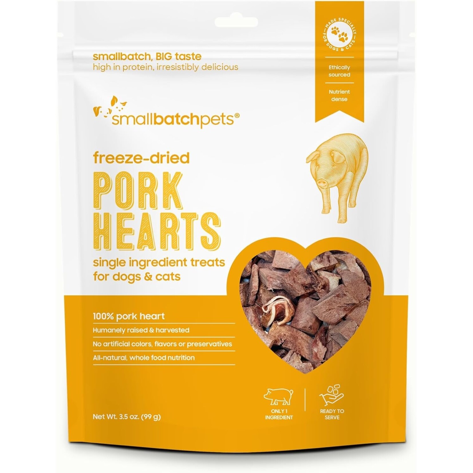 Smallbatch Smallbatch Freeze Dried Pork Hearts
