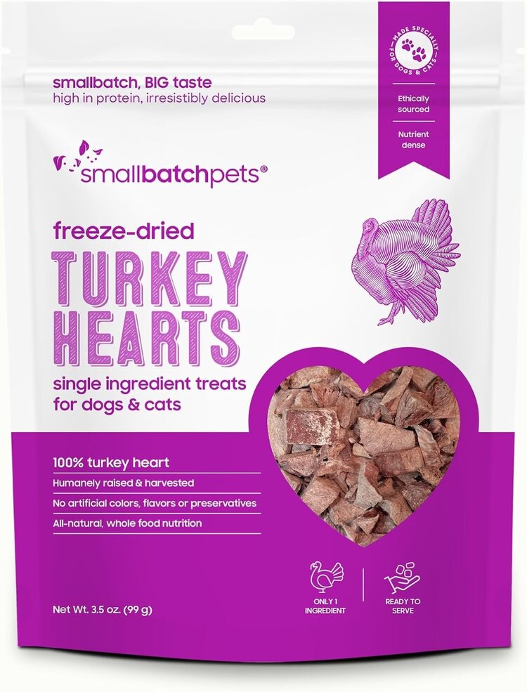 Smallbatch Smallbatch Freeze Dried Turkey Hearts