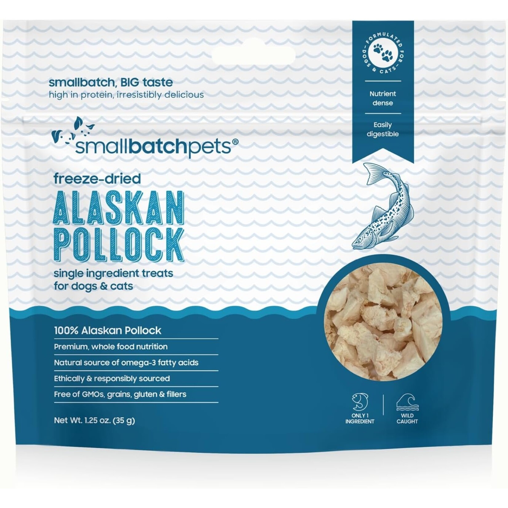 Smallbatch Smallbatch Freeze-Dried Alaskan Pollock Treats