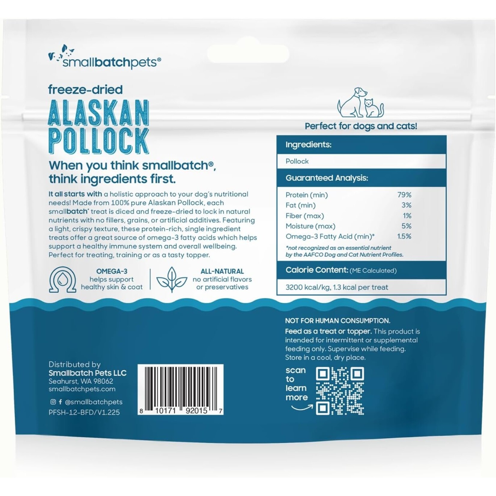 Smallbatch Smallbatch Freeze-Dried Alaskan Pollock Treats