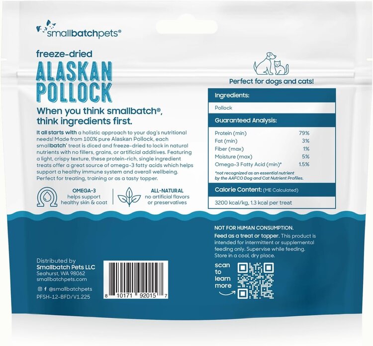 Smallbatch Smallbatch Freeze-Dried Alaskan Pollock Treats