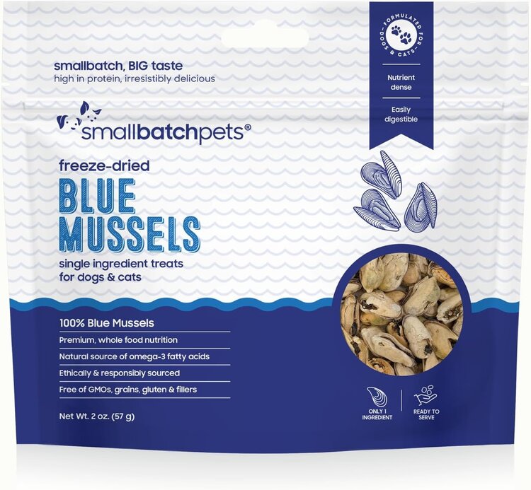 Smallbatch Smallbatch Freeze-Dried Blue Mussels Treats