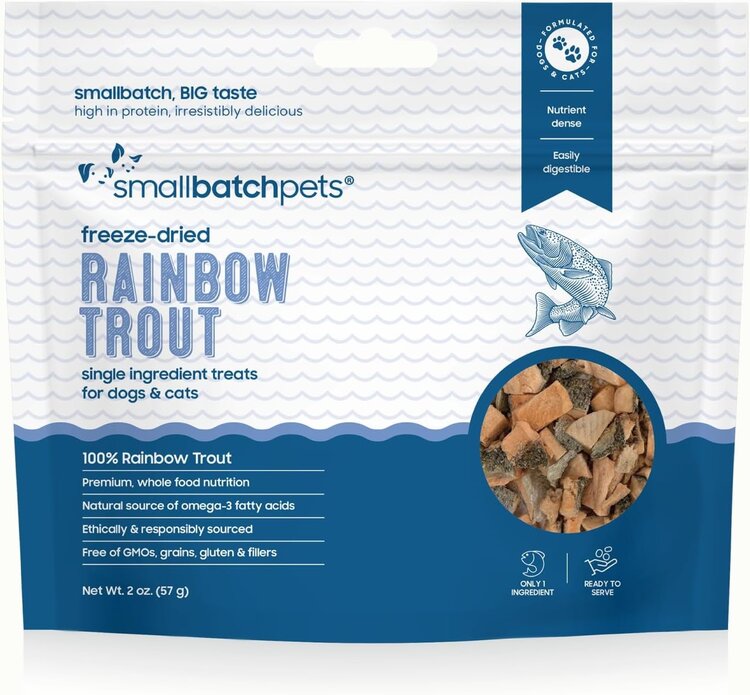 Smallbatch Smallbatch Freeze-Dried Rainbow Trout Treats