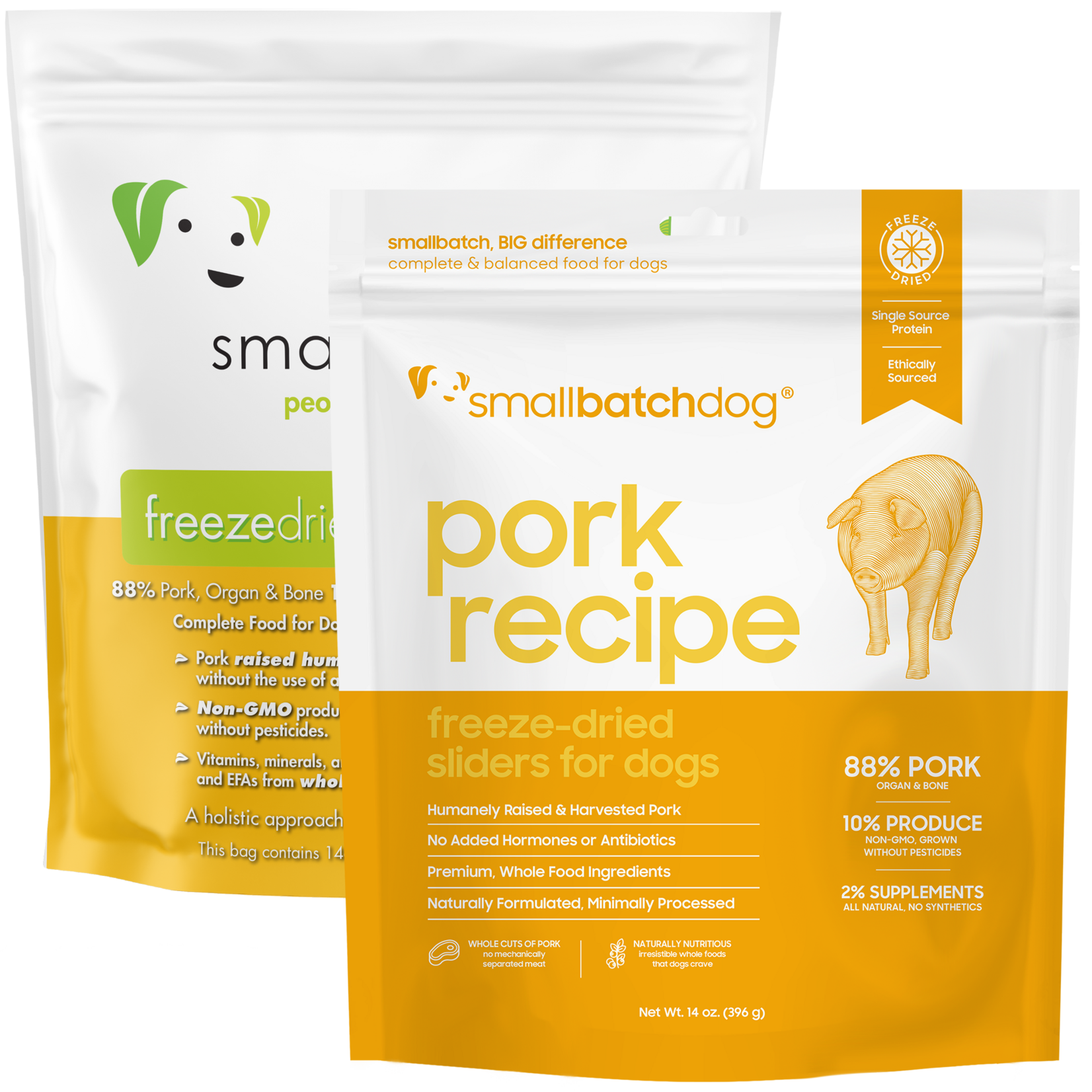 Smallbatch Smallbatch Dog - Freeze Dried Pork Batch Sliders