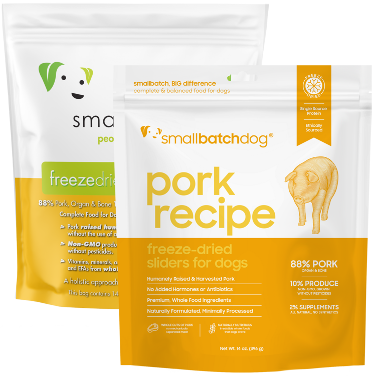 Smallbatch Smallbatch Dog - Freeze Dried Pork Batch Sliders