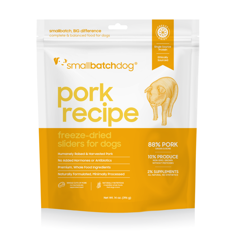 Smallbatch Smallbatch Dog - Freeze Dried Pork Batch Sliders