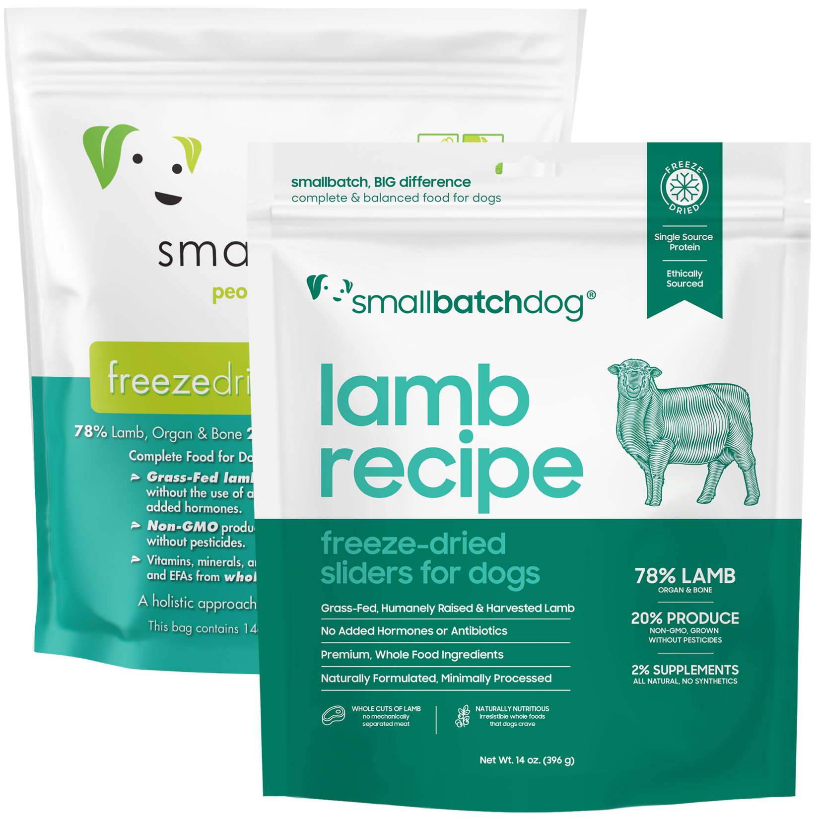 Smallbatch Smallbatch Dog - Freeze Dried Lamb Batch Sliders