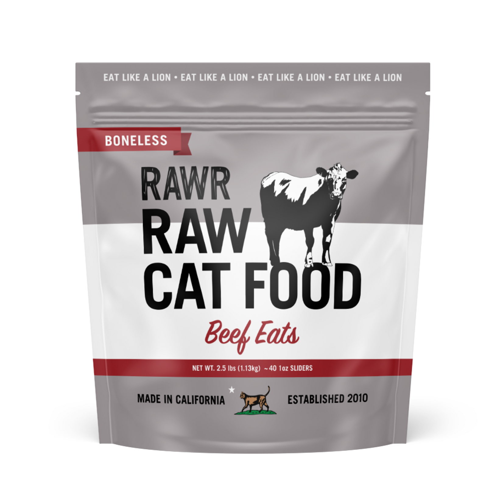 Rawr RAWR Raw Cat Food Boneless Beef Eats