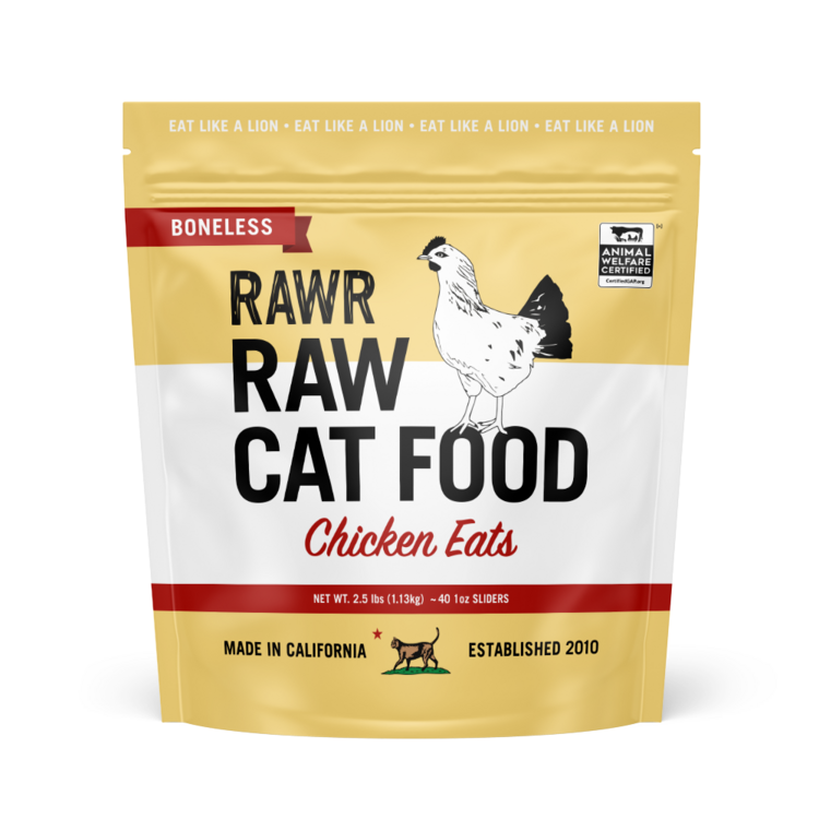 Rawr RAWR Raw Cat Food Boneless Chicken Eats