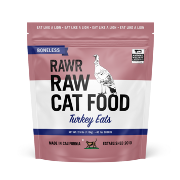 Rawr RAWR Raw Cat Food Boneless Turkey Eats