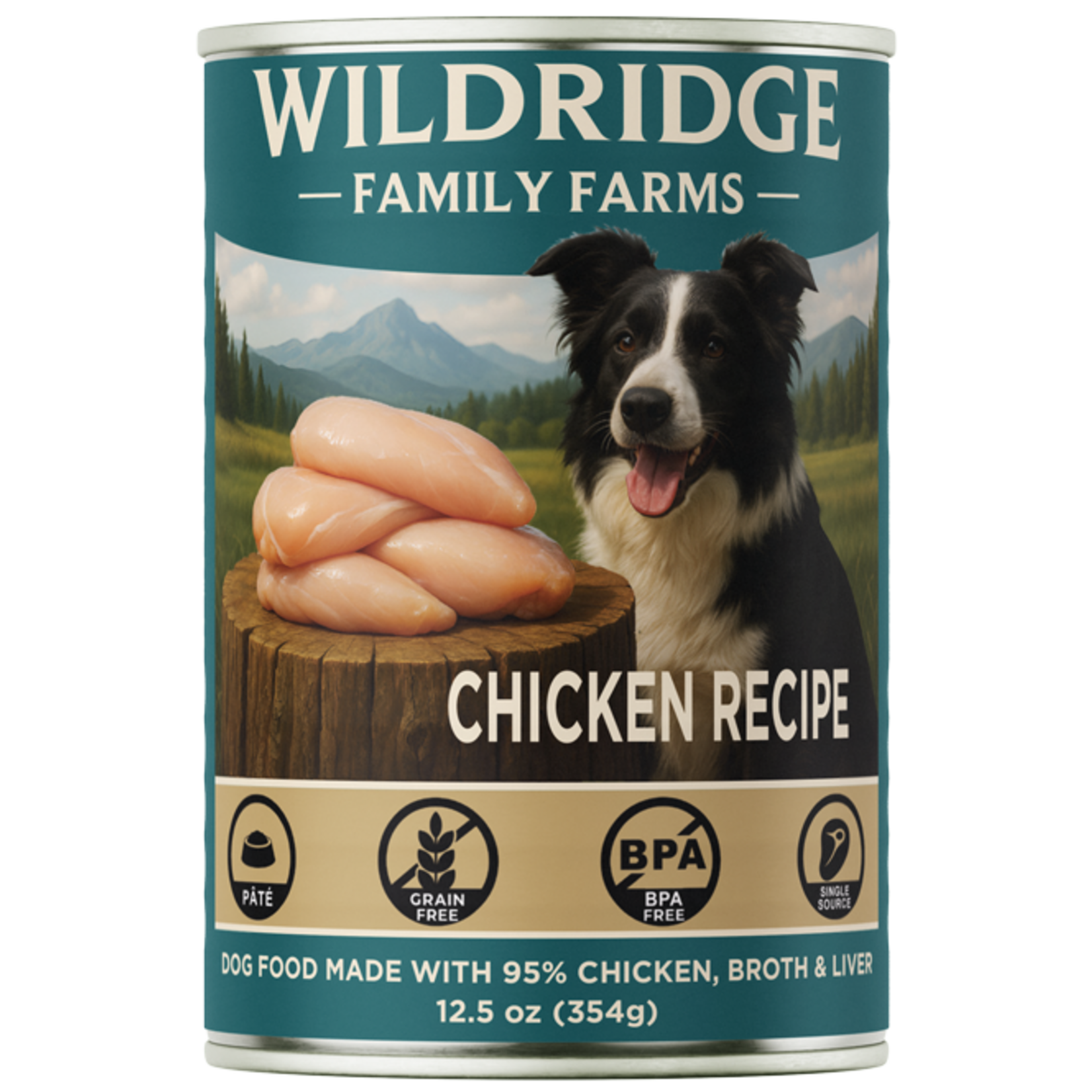 Wildridge Family Farms Wildridge Family Farms 95% Chicken Recipe Dog Food