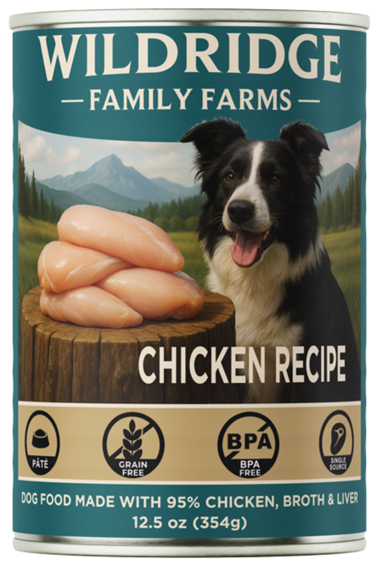 Wildridge Family Farms Wildridge Family Farms 95% Chicken Recipe Dog Food