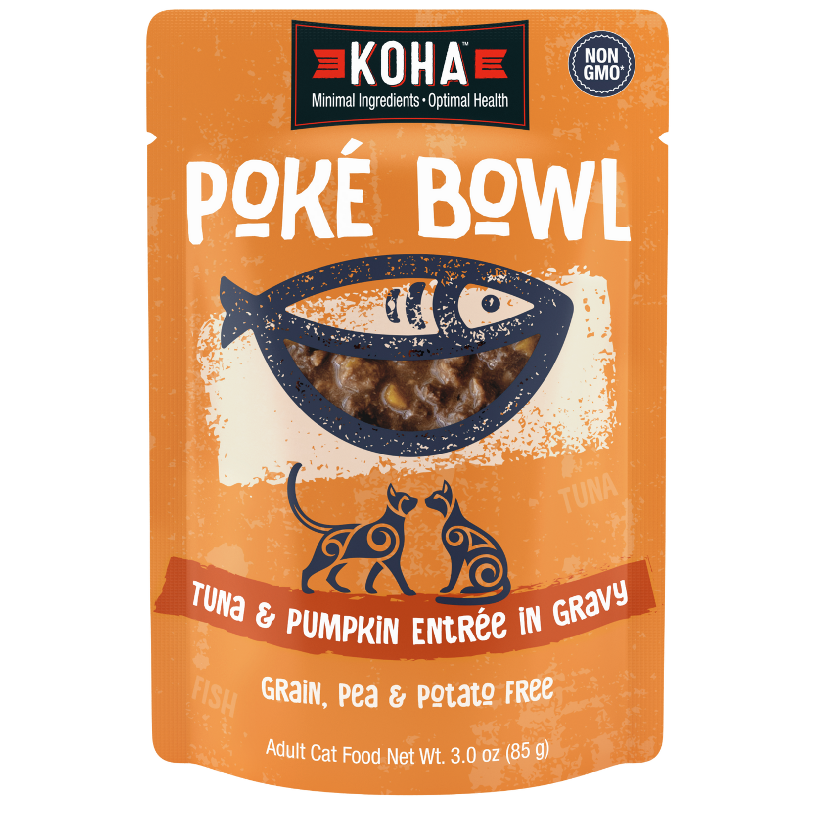 Koha Pet Food Koha Pet Food Poké Bowl - Tuna & Pumpkin Entrée for Cats