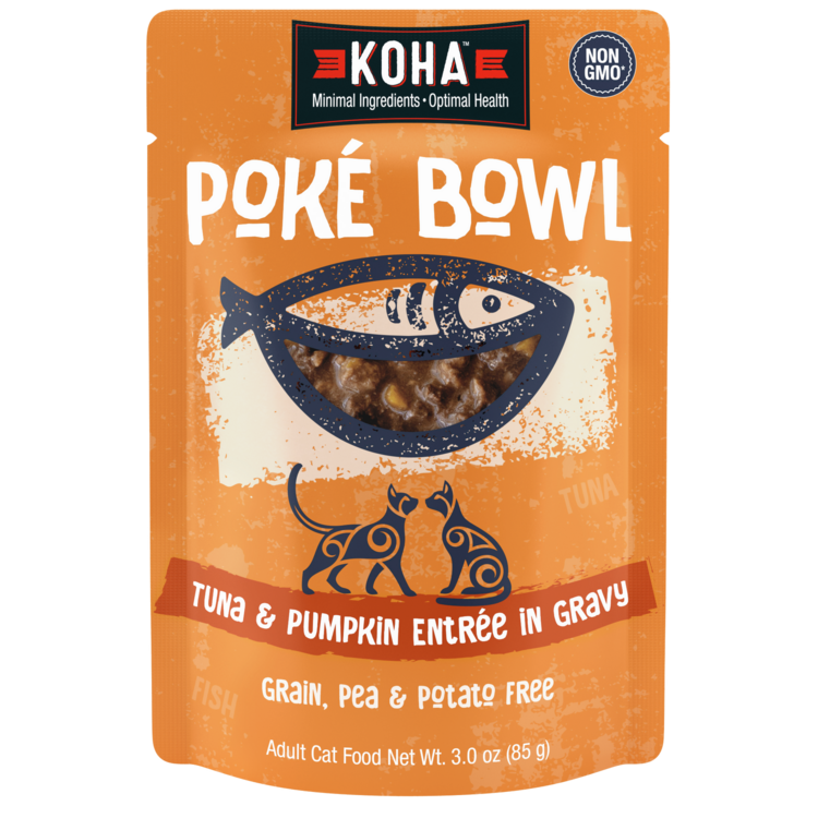 Koha Pet Food Koha Pet Food Poké Bowl - Tuna & Pumpkin Entrée for Cats