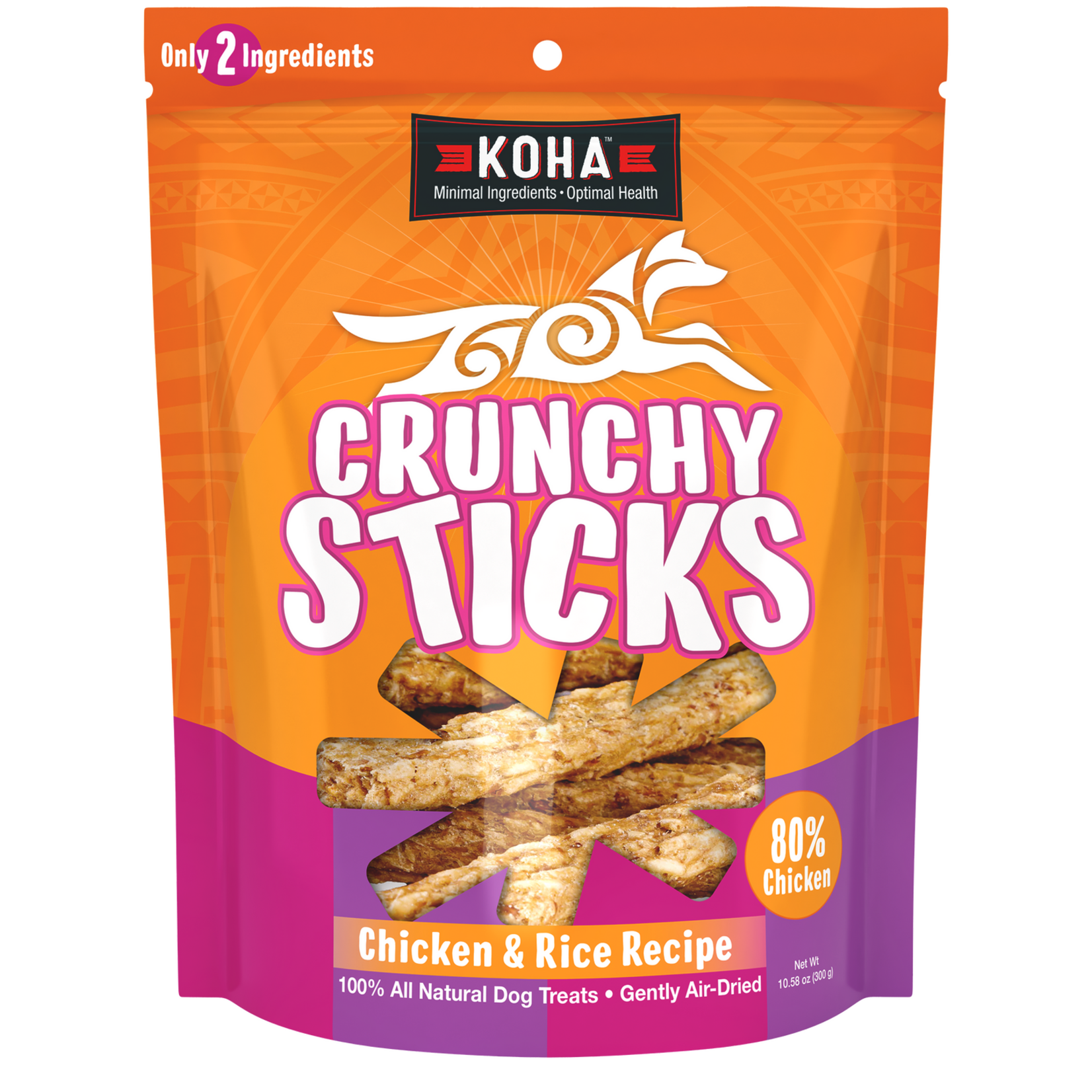 Koha Pet Food Koha Crunchy Sticks - Chicken & Rice Recipe
