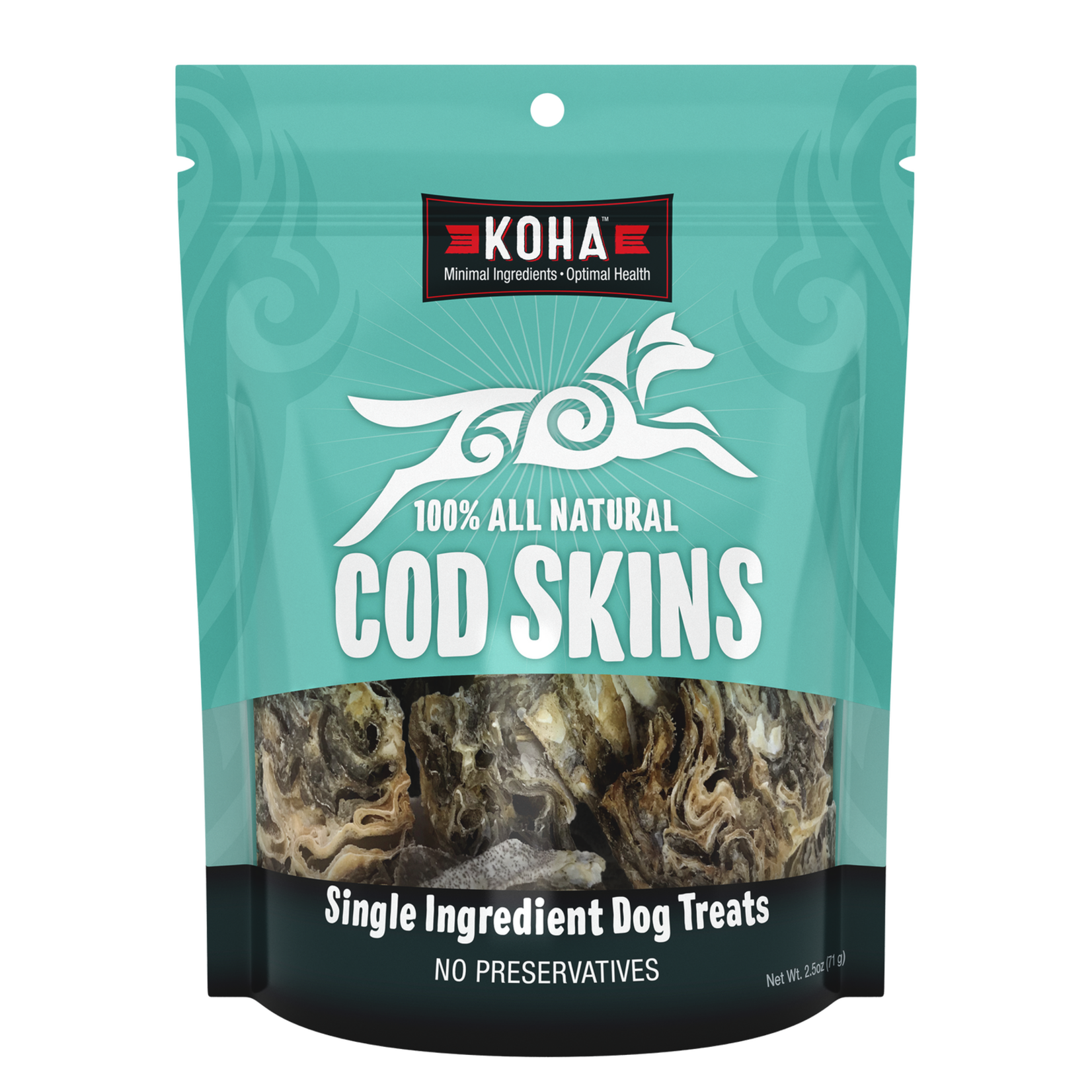 Koha Pet Food Koha 100% All Natural Cod Skins