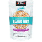 Koha Pet Food Koha Pet Food Limited Ingredient Bland Diet - Beef & White Rice Recipe with Pumpkin Adult Dog Food