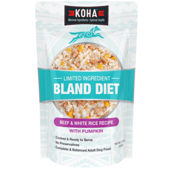 Koha Pet Food Koha Pet Food Limited Ingredient Bland Diet - Beef & White Rice Recipe with Pumpkin Adult Dog Food