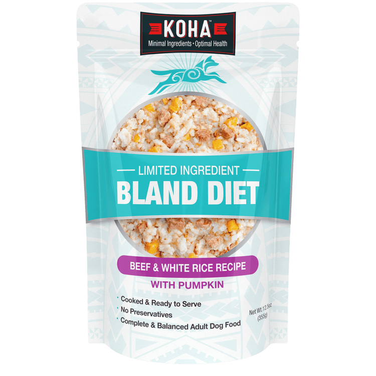 Koha Pet Food Koha Pet Food Limited Ingredient Bland Diet - Beef & White Rice Recipe with Pumpkin Adult Dog Food