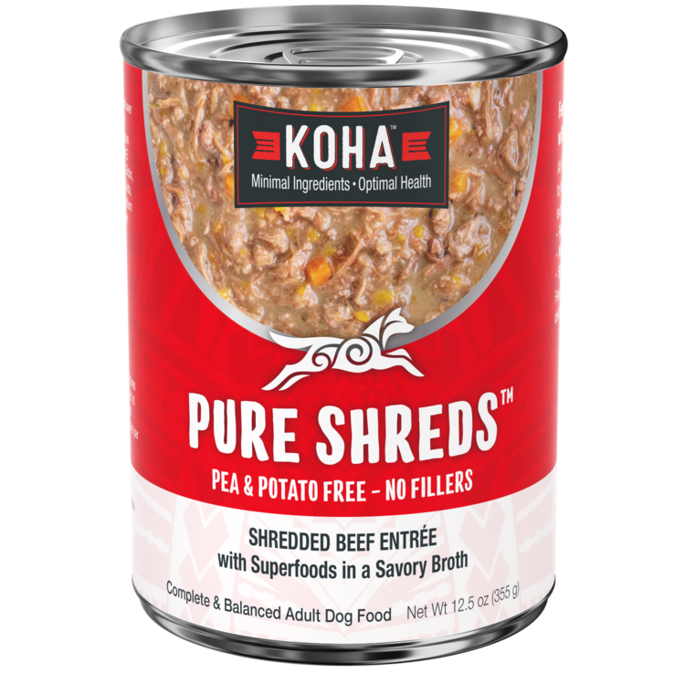 Koha Pet Food Koha Pet Food Pure Shreds - Shredded Beef Entrée for Dogs