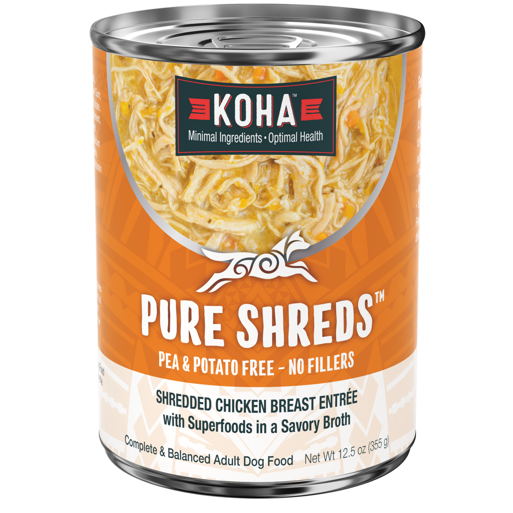 Koha Pet Food Koha Pet Food Pure Shreds - Shredded Chicken Breast Entrée for Dogs
