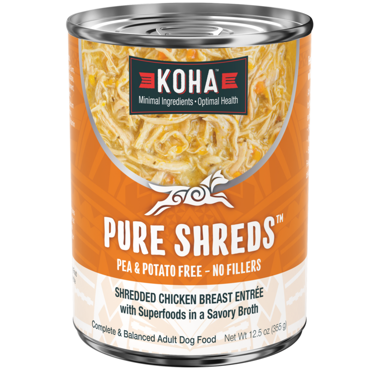 Koha Pet Food Koha Pet Food Pure Shreds - Shredded Chicken Breast Entrée for Dogs