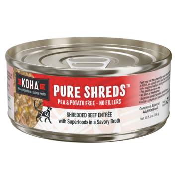 Koha Pet Food Koha Pet Food Pure Shreds - Shredded Beef Entrée for Cats