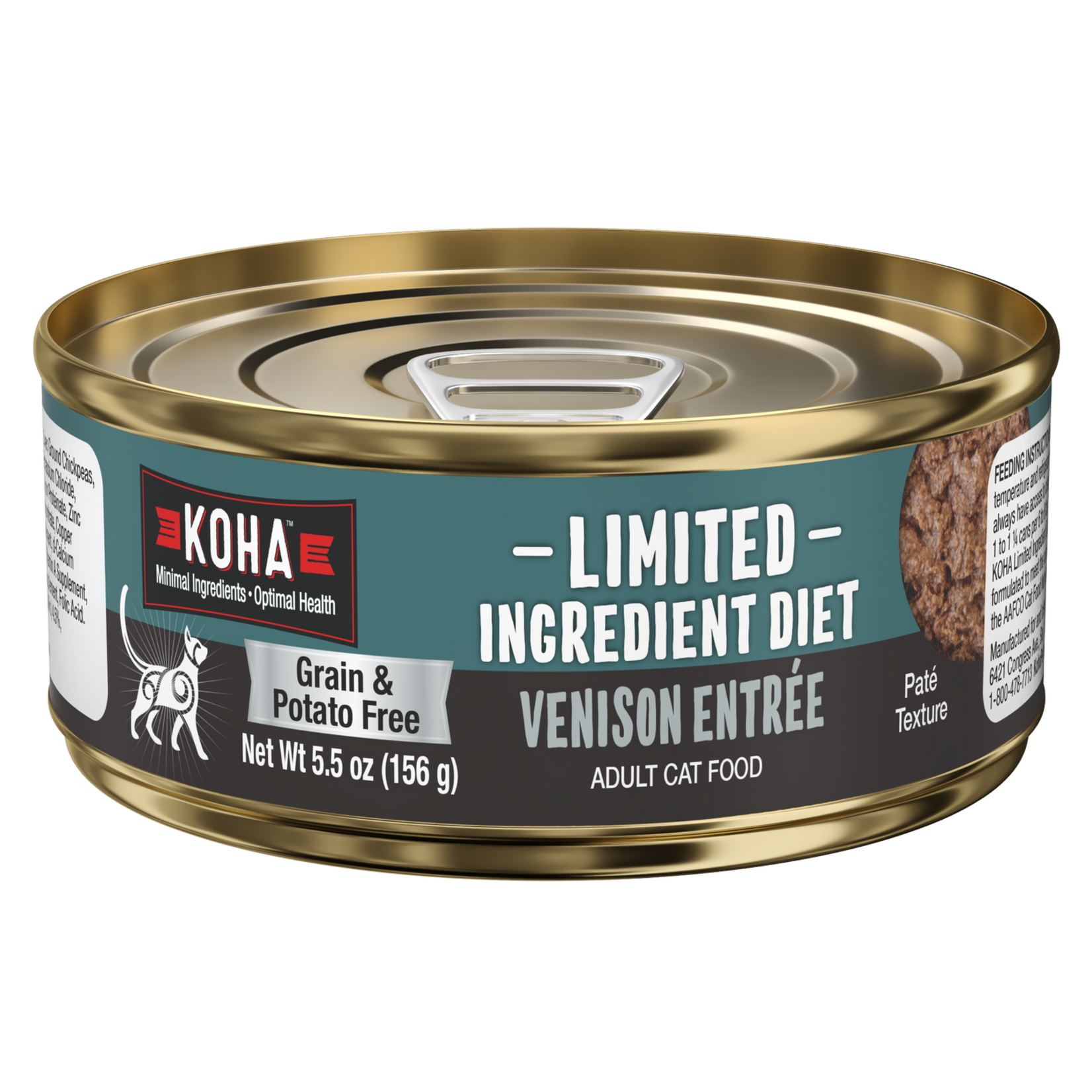 Koha Pet Food Koha Pet Food Limited Ingredient Diet - Venison Paté for Cats