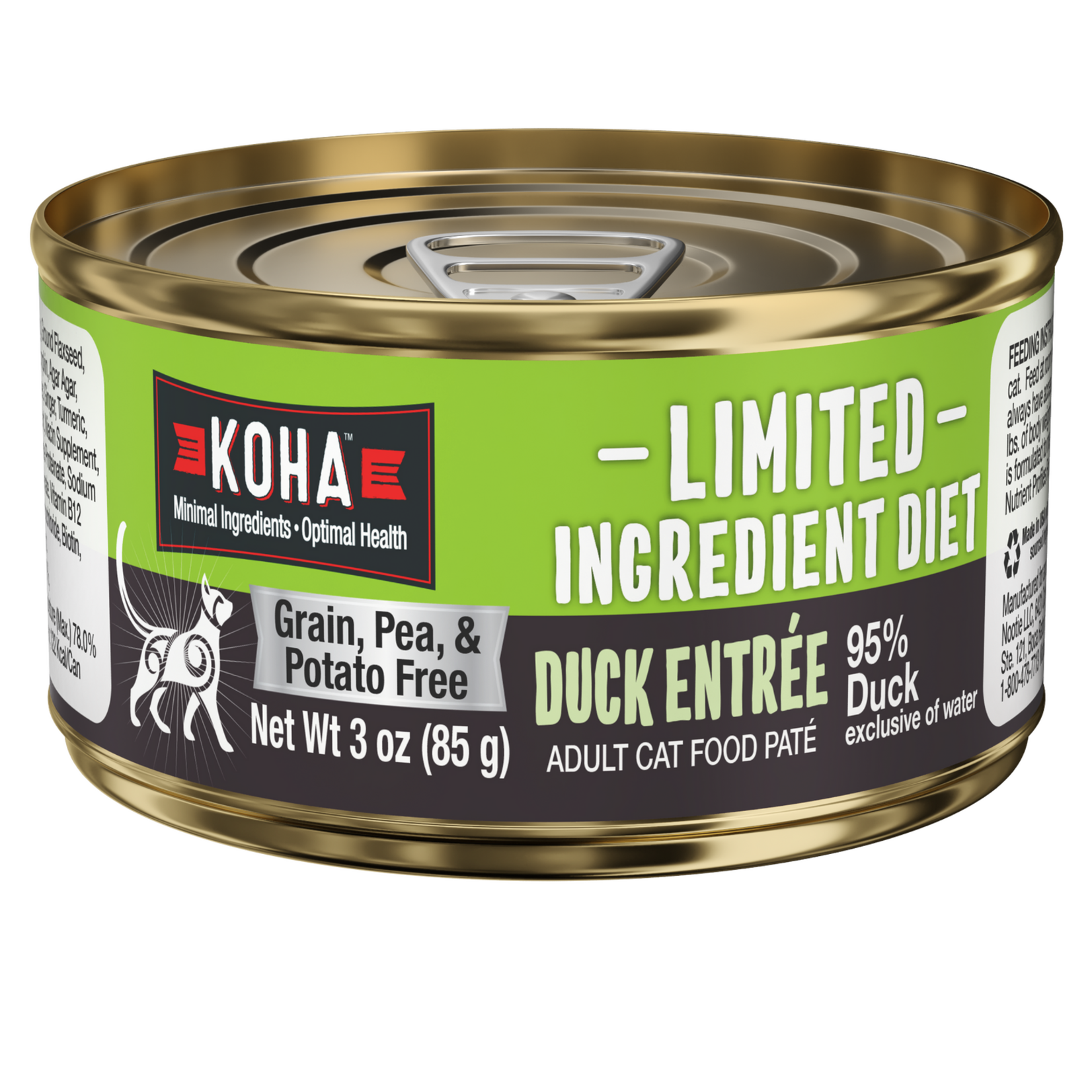 Koha Pet Food Koha Pet Food Limited Ingredient Diet - Duck Paté for Cats