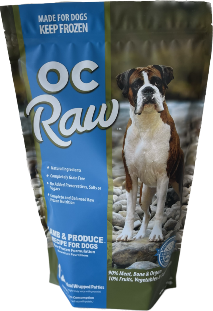 OC Raw OC Raw Lamb & Produce Recipe Patties for Dogs