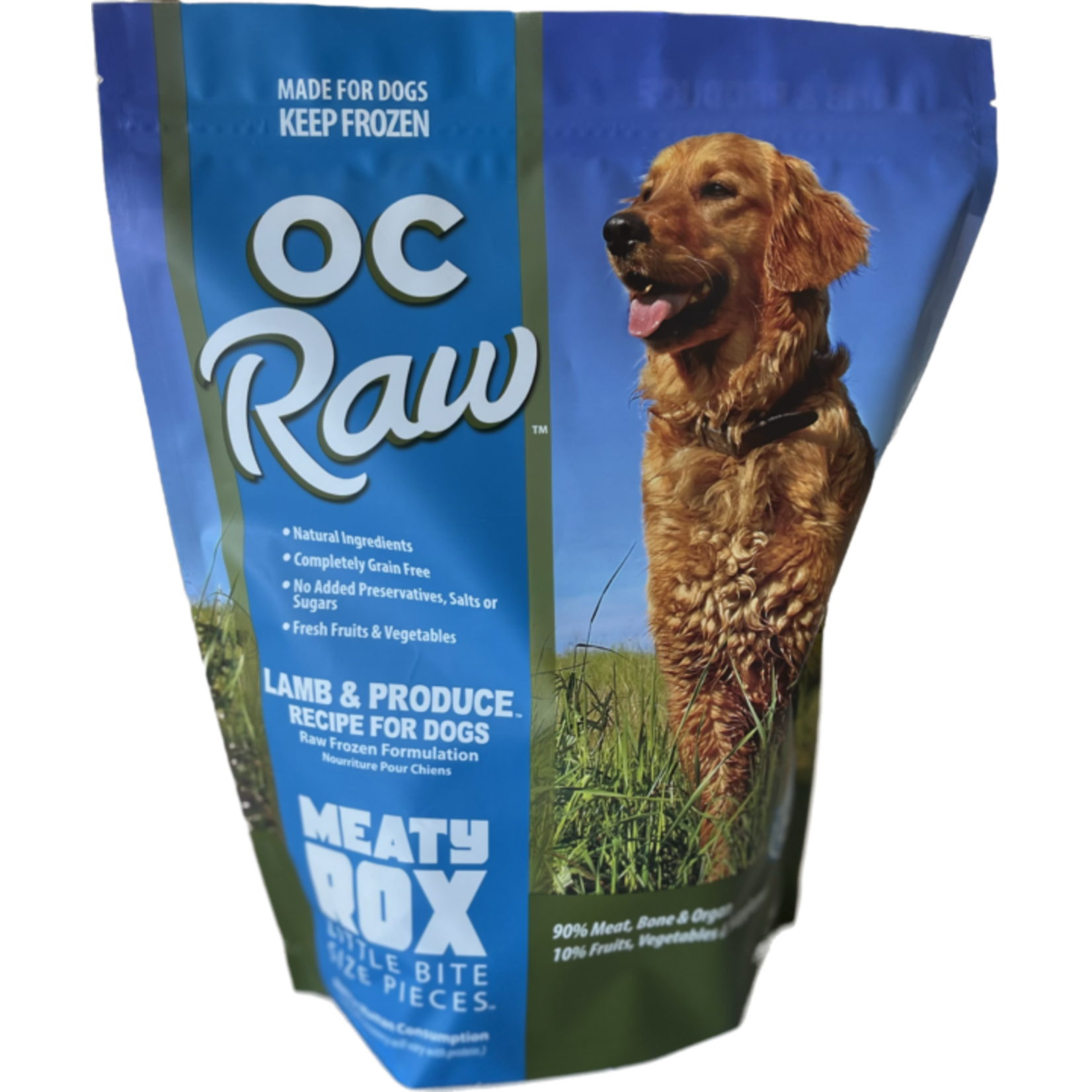 OC Raw OC Raw Lamb & Produce Recipe Meaty Rox for Dogs