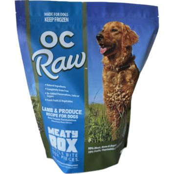 OC Raw OC Raw Lamb & Produce Recipe Meaty Rox for Dogs
