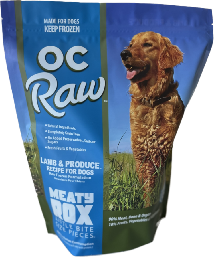 OC Raw OC Raw Lamb & Produce Recipe Meaty Rox for Dogs