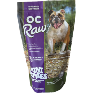 OC Raw OC Raw Rabbit & Produce Recipe Mini Patties for Dogs
