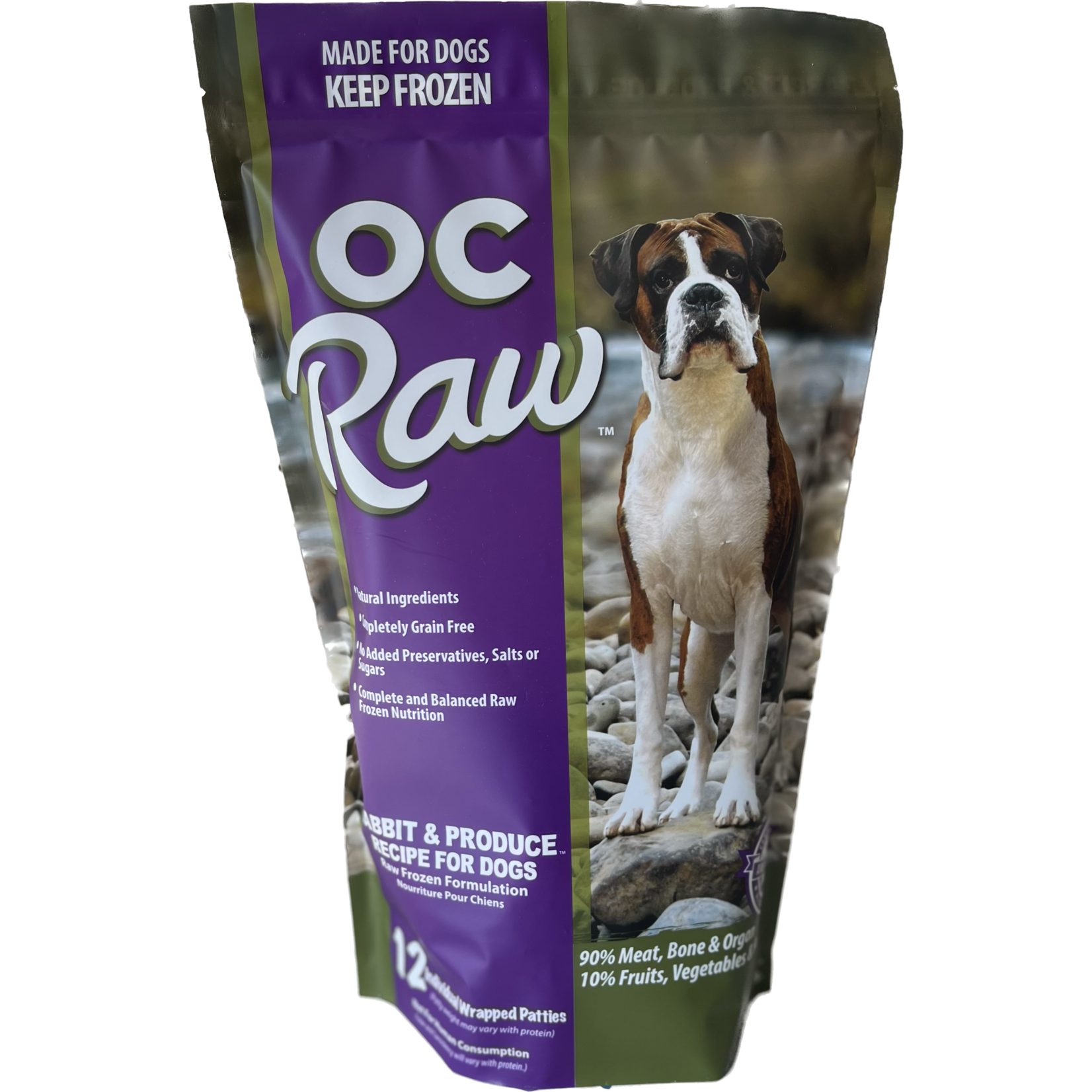OC Raw OC Raw Rabbit & Produce Recipe Patties for Dogs