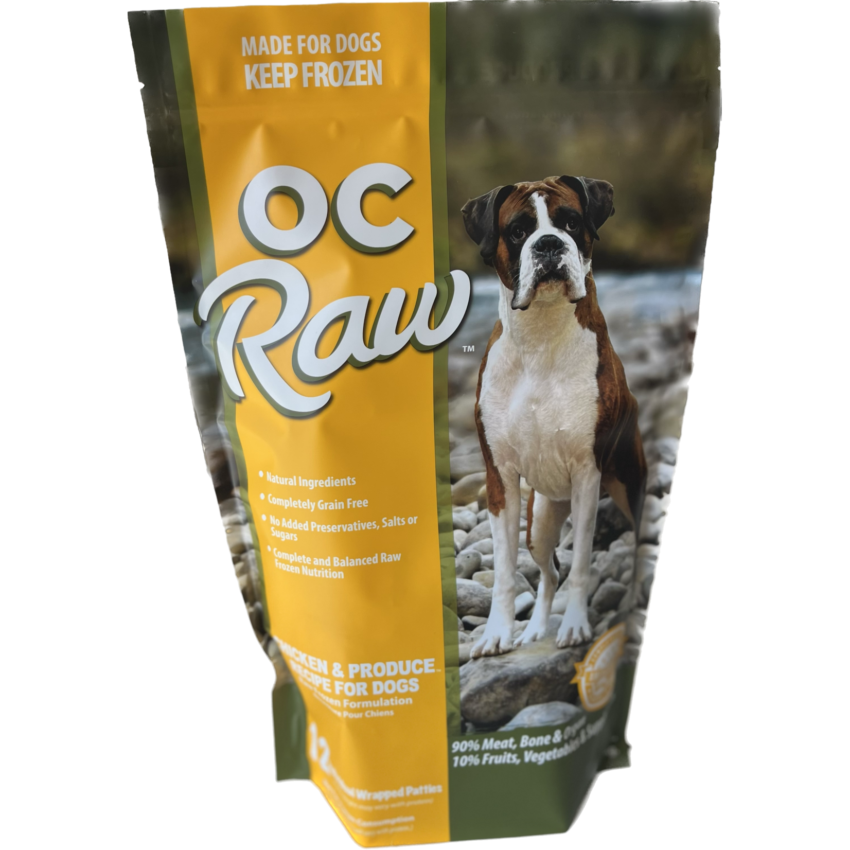 OC Raw OC Raw Chicken & Produce Recipe Patties for Dogs