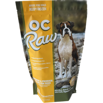 OC Raw OC Raw Chicken & Produce Recipe Patties for Dogs