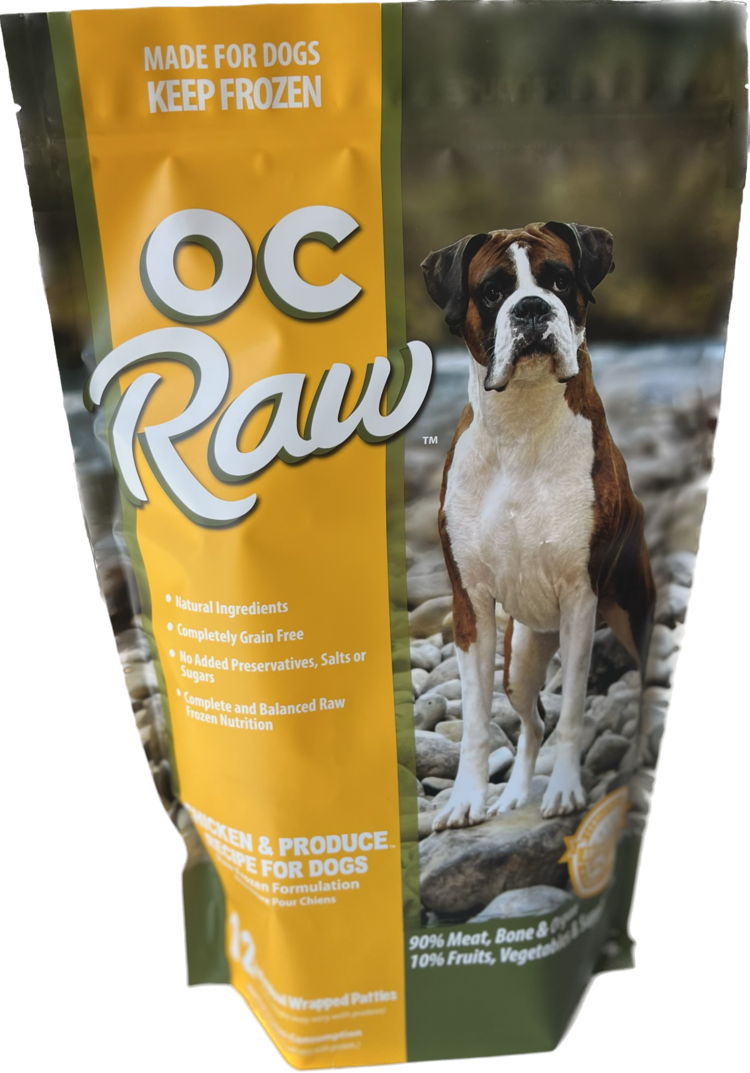 OC Raw OC Raw Chicken & Produce Recipe Patties for Dogs