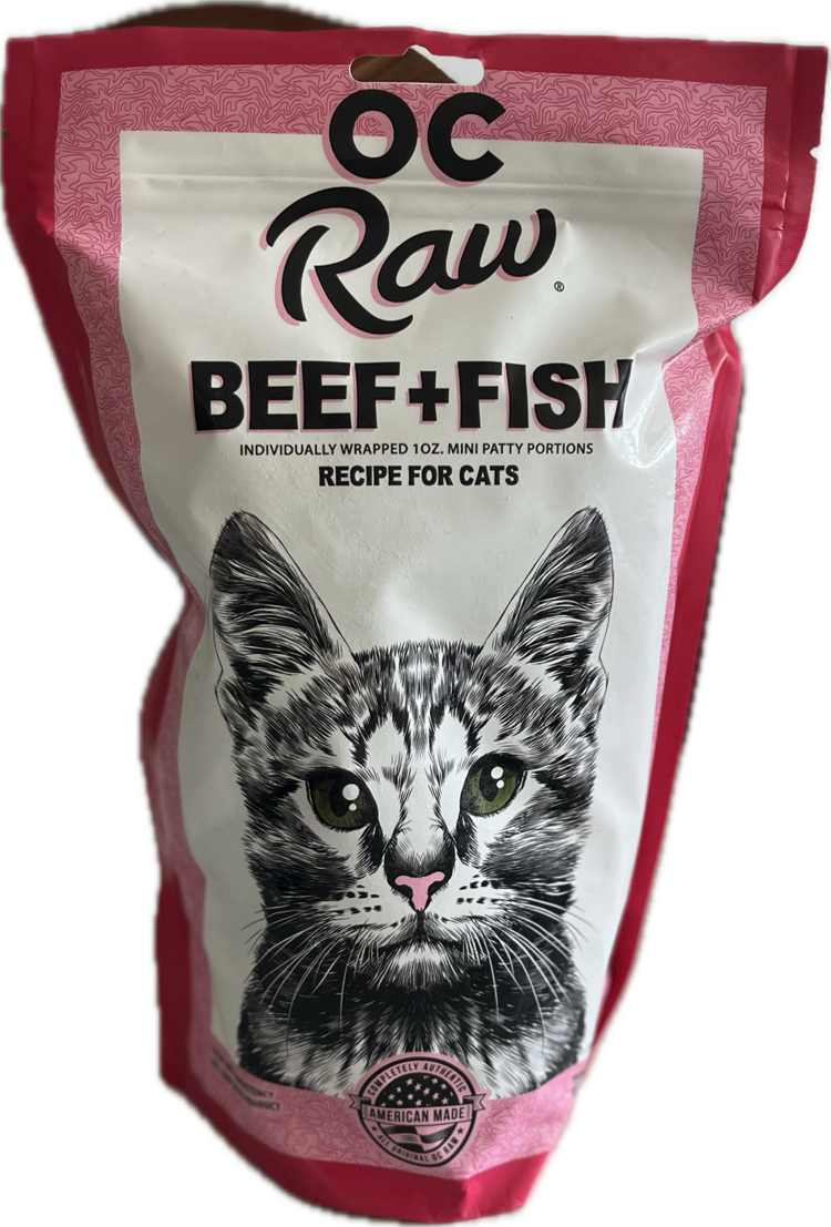 OC Raw OC Raw Beef & Fish Recipe Sliders for Cats