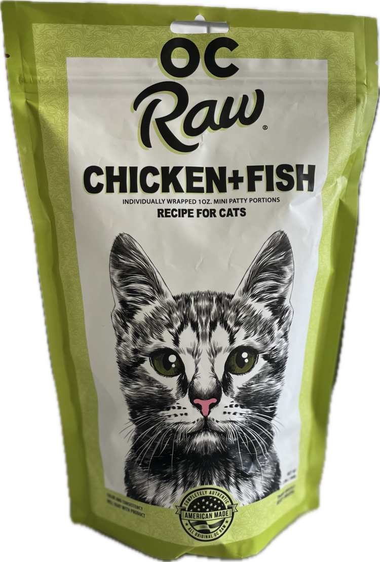 OC Raw OC Raw Chicken & Fish Recipe Sliders for Cats