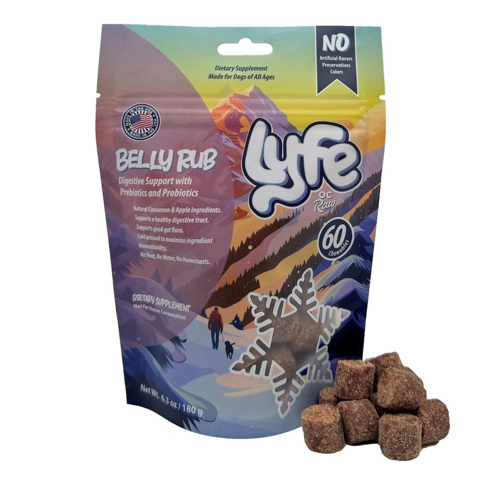 OC Raw OC Raw Lyfe - Belly Rub Digestive Support Soft Chews