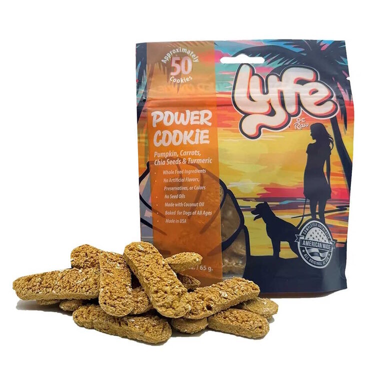 OC Raw OC Raw Lyfe - Pumpkin, Carrots, Chia Seeds & Turmeric Power Cookies